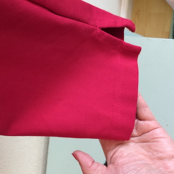 Betabrand Red Pull-on Pants - Picture 8 of 16